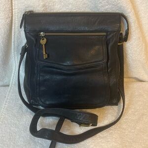 Fossil Leather Crossbody Bag